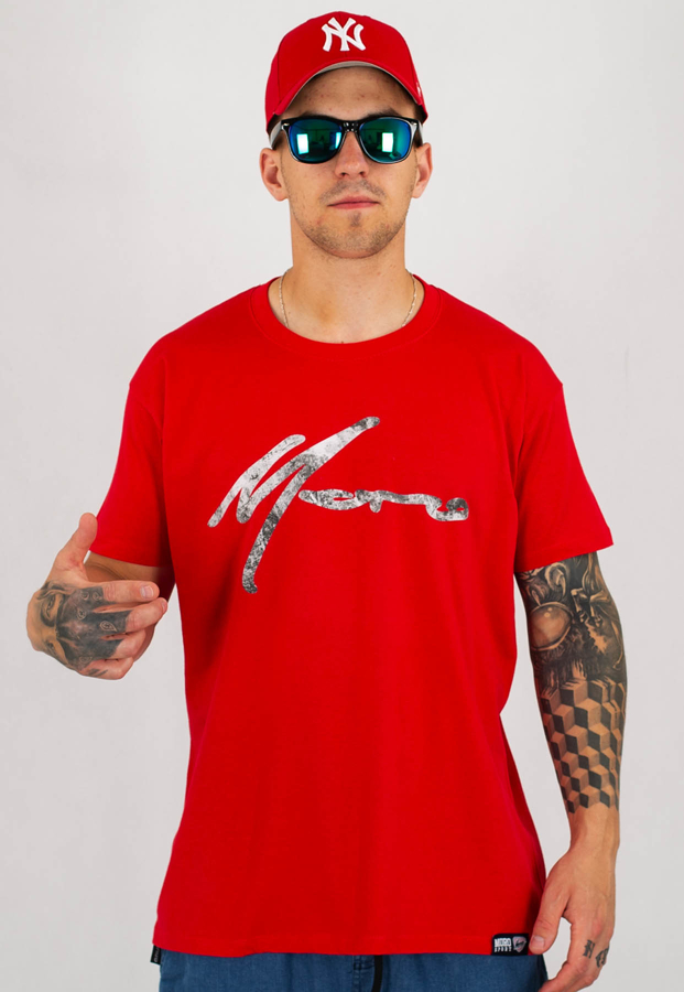 T-shirt Moro Sport Moro Grimy Paris czerwony