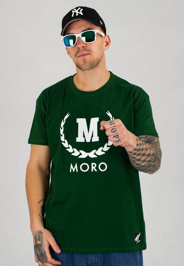 T-shirt Moro Sport New Laur zielony