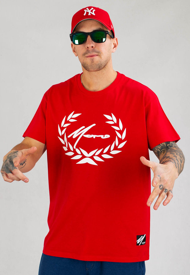 T-shirt Moro Sport Paris Laur czerwony