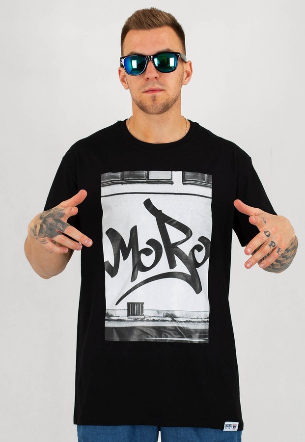T-shirt Moro Sport Photo czarny