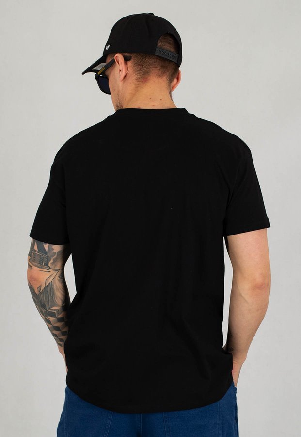 T-shirt Moro Sport Slant Frame Color czarny