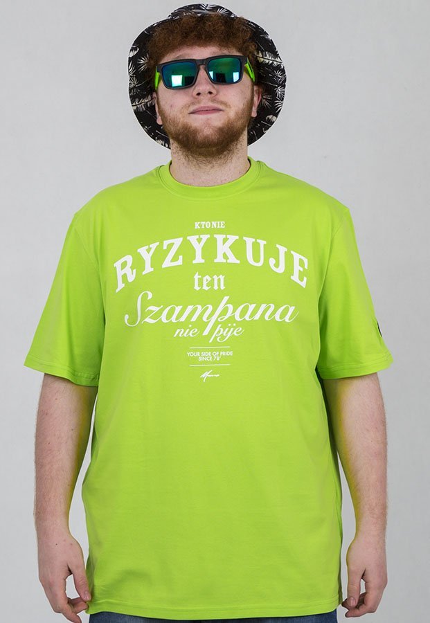 T-shirt Moro Sport Szampan zielony