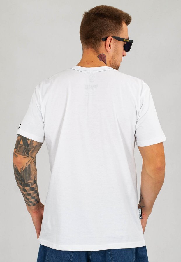T-shirt Octagon Middle biały