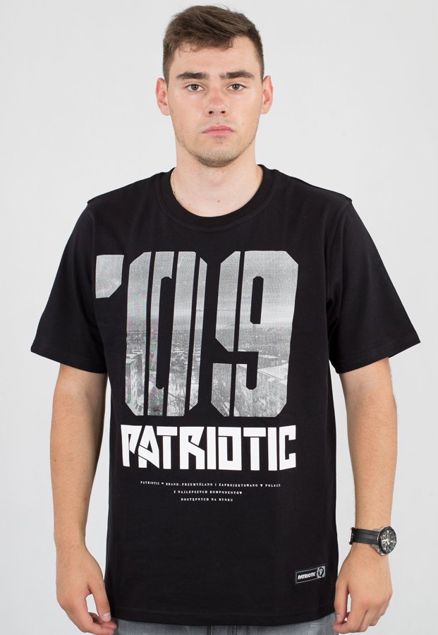 T-shirt Patriotic 09Bloki czarny