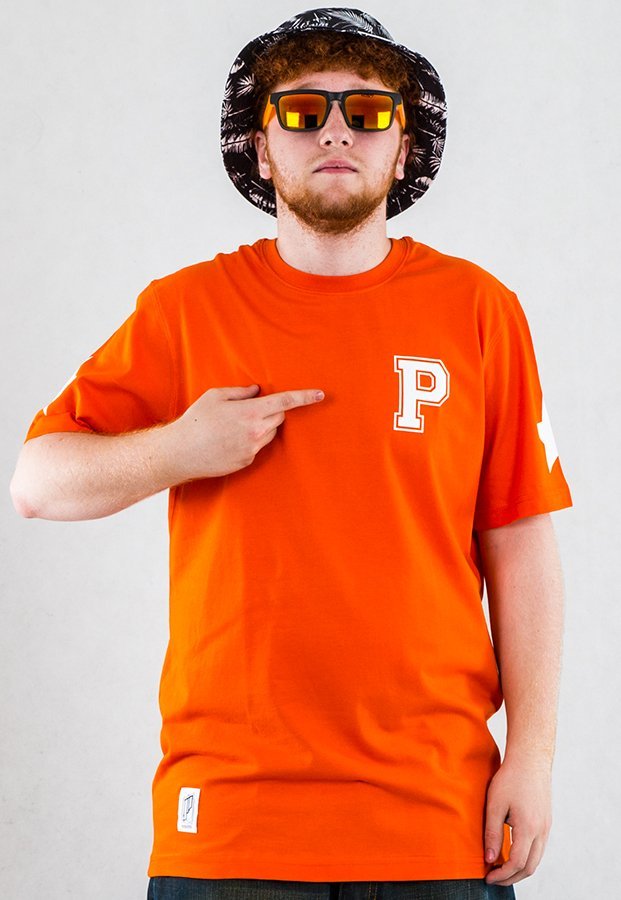 T-shirt Patriotic 48 Stars pomarańczowy