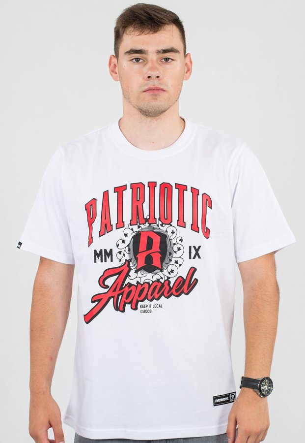 T-shirt Patriotic Areola biały