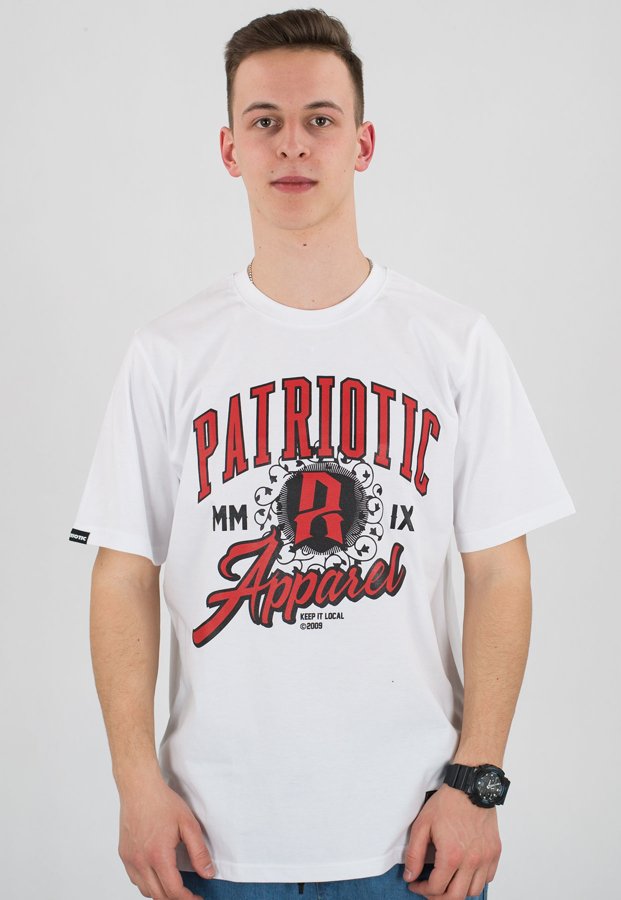 T-shirt Patriotic Areola biały