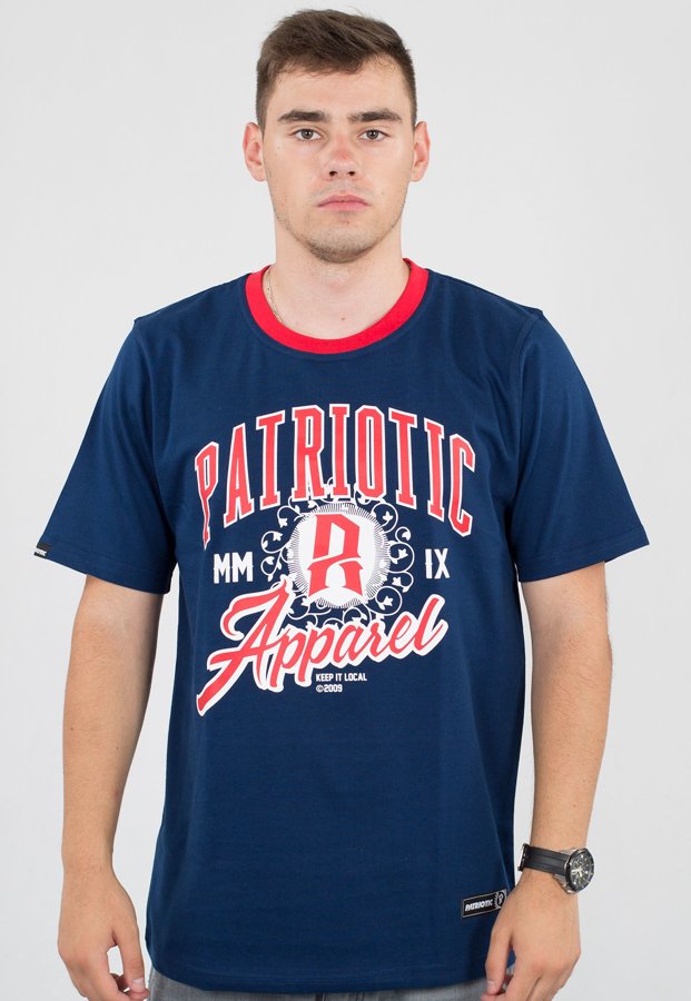 T-shirt Patriotic Areola granatowy
