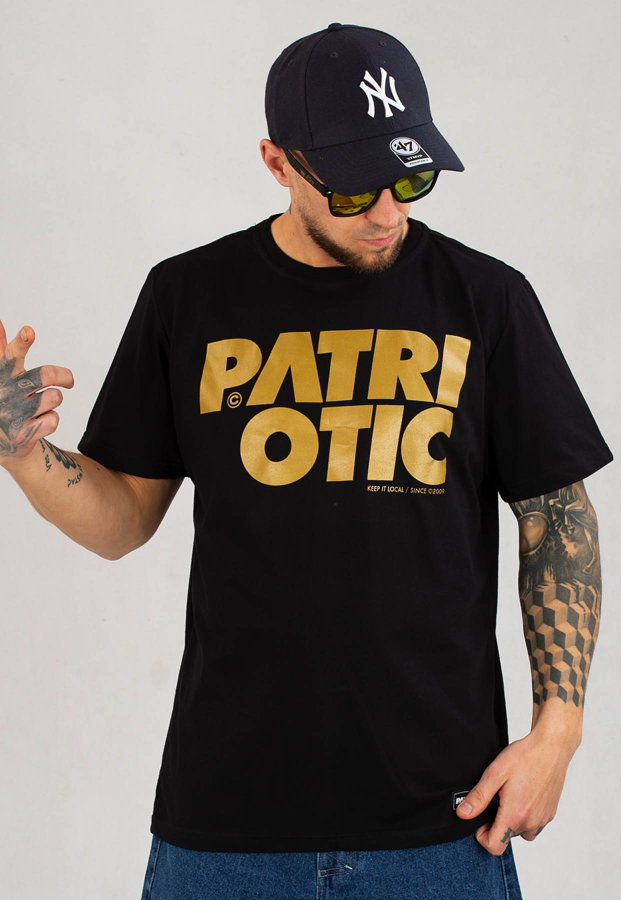 T-shirt Patriotic CLS 22 czarno złoty