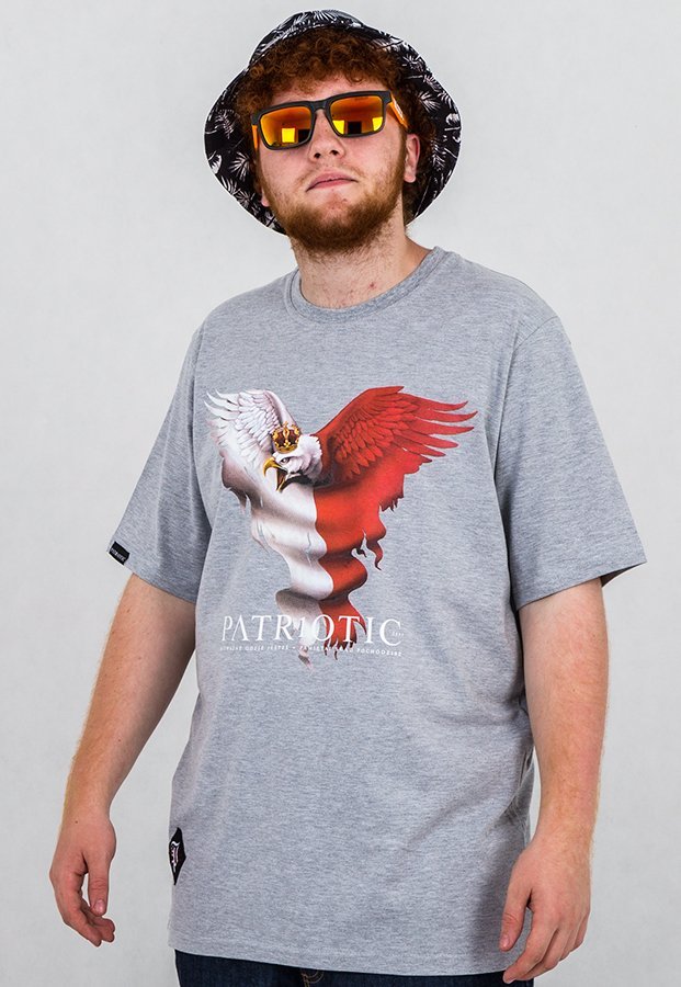 T-shirt Patriotic Eagle 2 szary