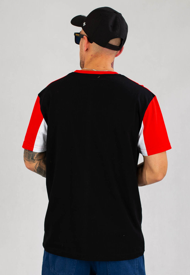 T-shirt Patriotic F-Shoulder biało czarno czerwony