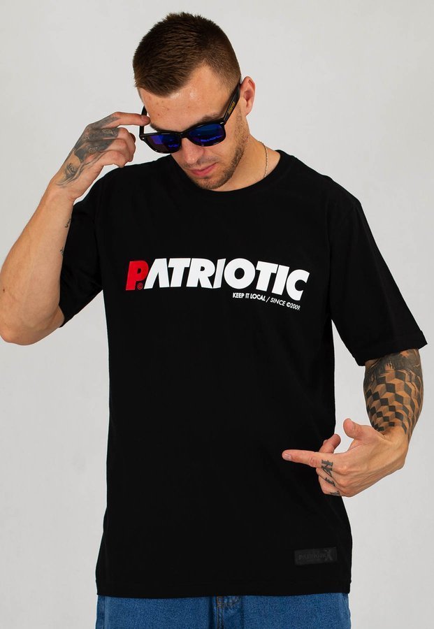 T-shirt Patriotic Futura Double Color czarny