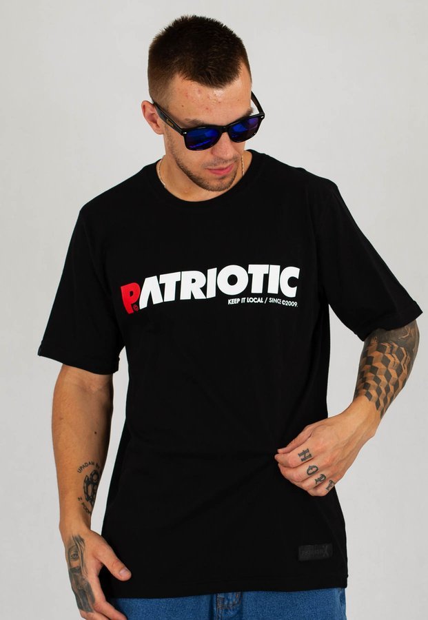 T-shirt Patriotic Futura Double Color czarny