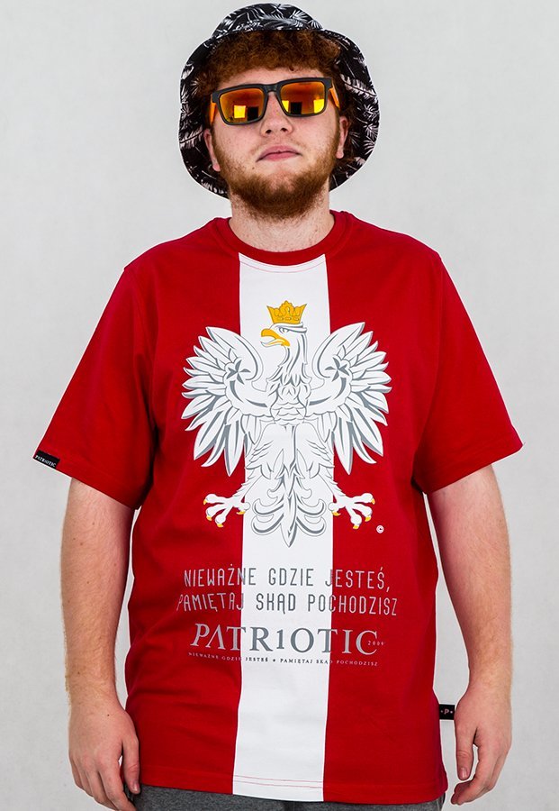 T-shirt Patriotic Godło czerwony