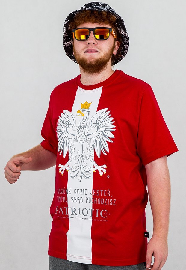 T-shirt Patriotic Godło czerwony