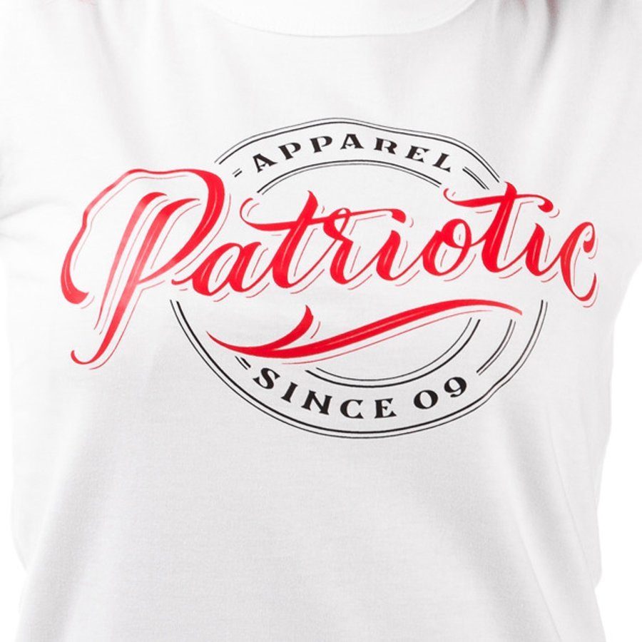 T-shirt Patriotic Herb biały