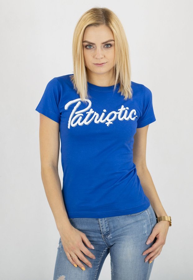 T-shirt Patriotic Liquid niebieski