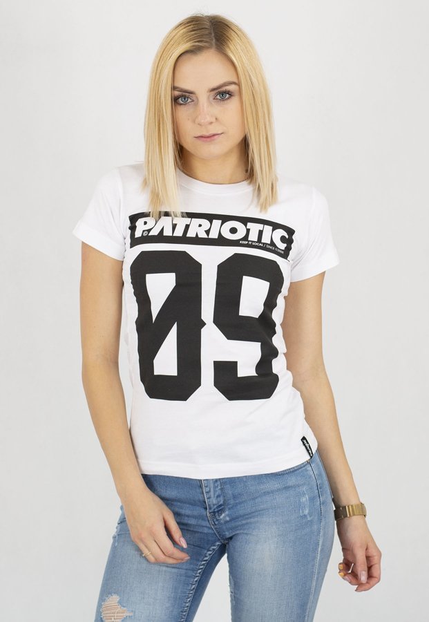 T-shirt Patriotic Mesh 09 biały