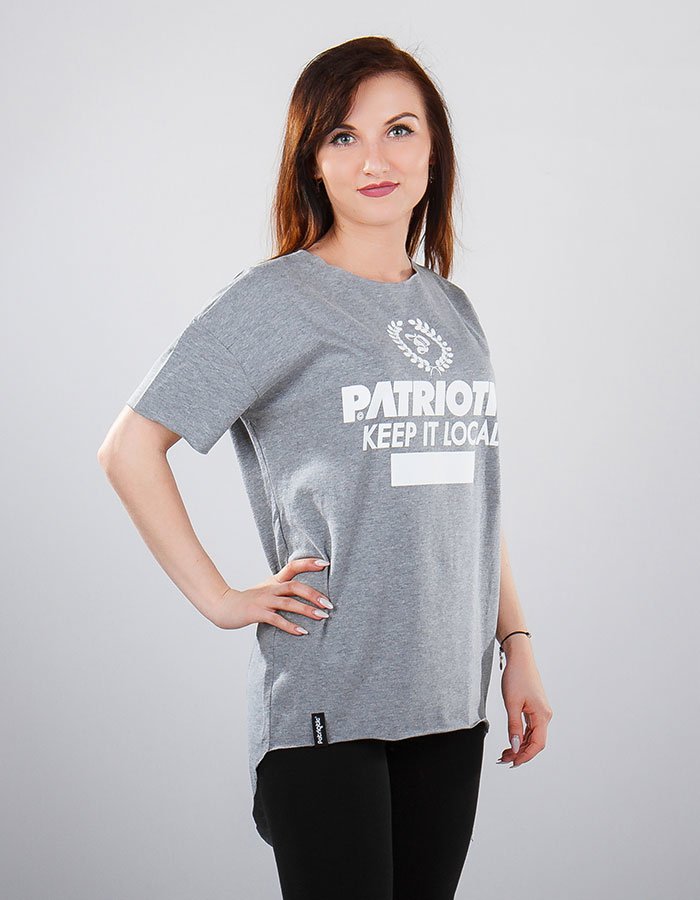 T-shirt Patriotic P Laur szary