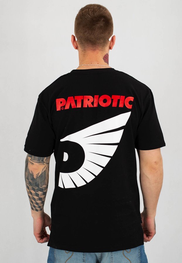T-shirt Patriotic P Wing czarny