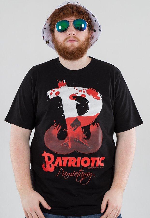 T-shirt Patriotic PW Pamiętamy czarny