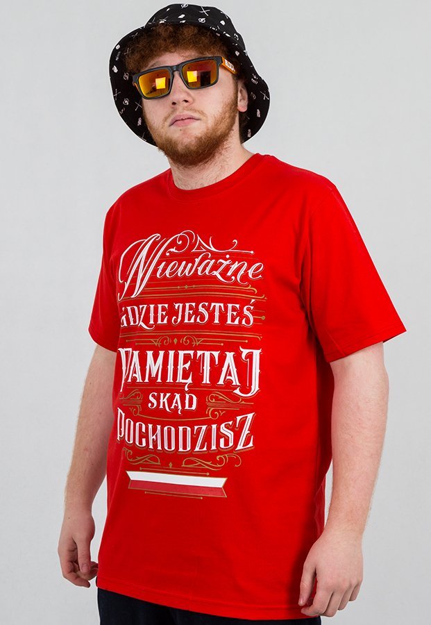 T-shirt Patriotic Pamiętaj czerwony