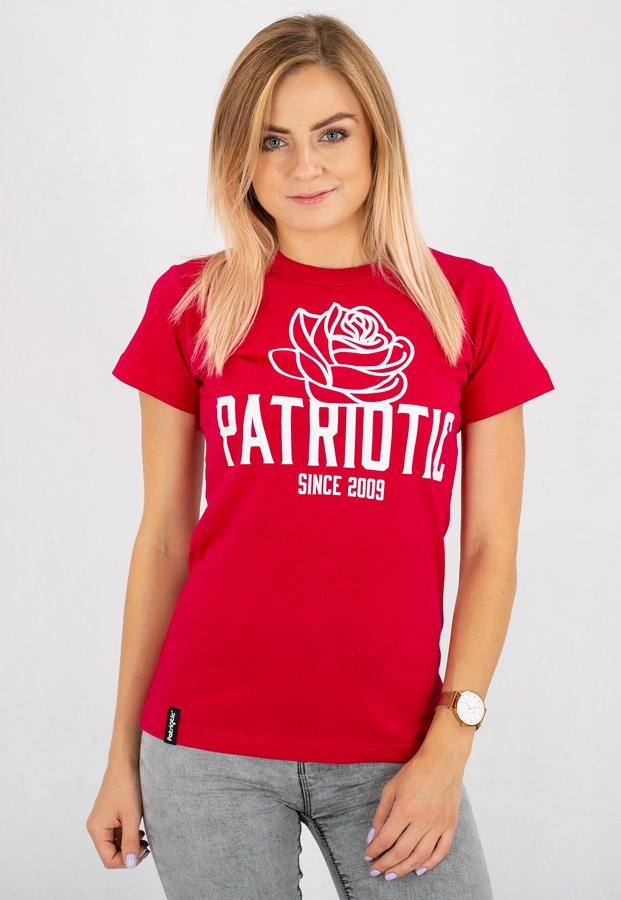 T-shirt Patriotic Pat Rose czerwony