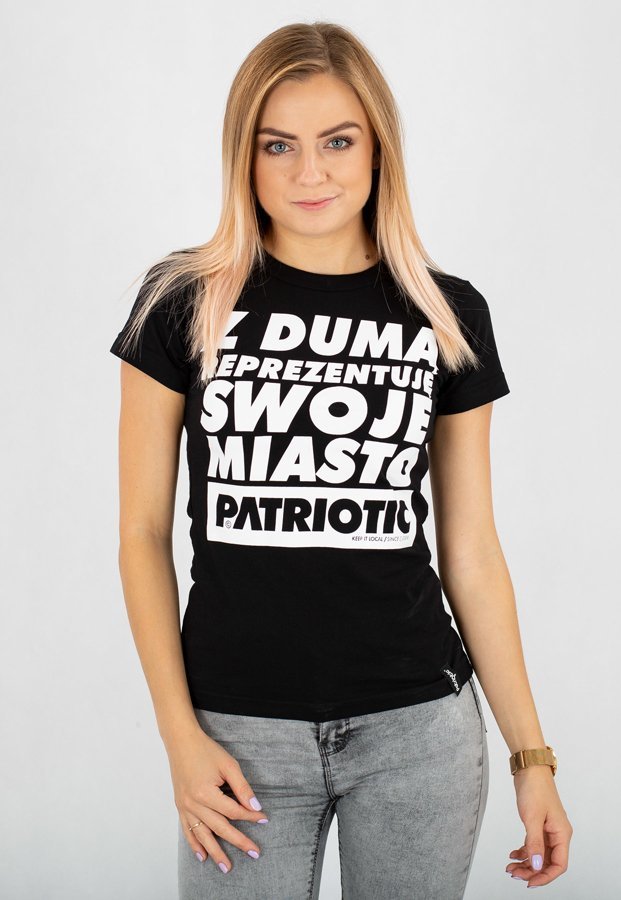 T-shirt Patriotic Reprezentuje czarny