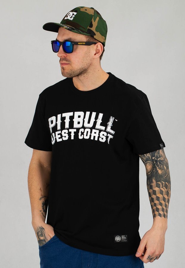 T-shirt Pit Bull Dog Weapon Middle Weigh czarny