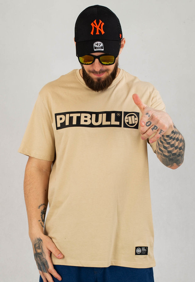 T-shirt Pit Bull Hilltop 170 beżowy