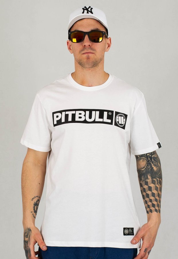 T-shirt Pit Bull Hilltop biały