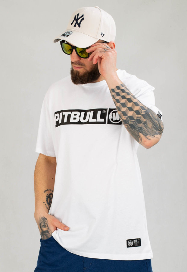 T-shirt Pit Bull Middle Hilltop biały