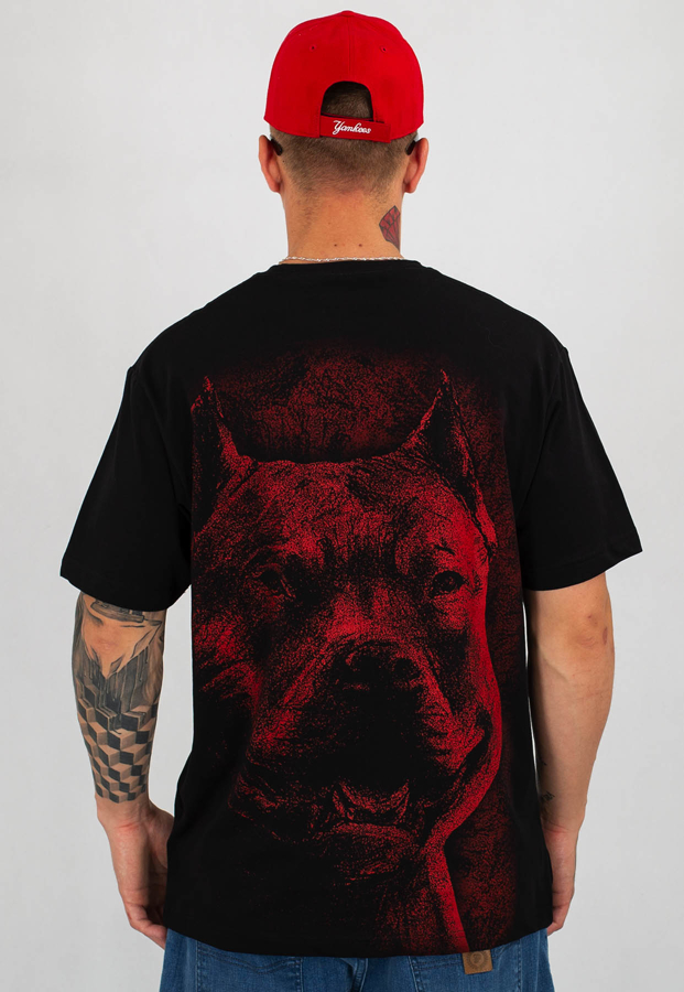 T-shirt Pit Bull Red Nose 2019 czarny