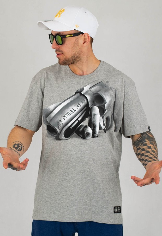 T-shirt Pit Bull So Cal 45 szary