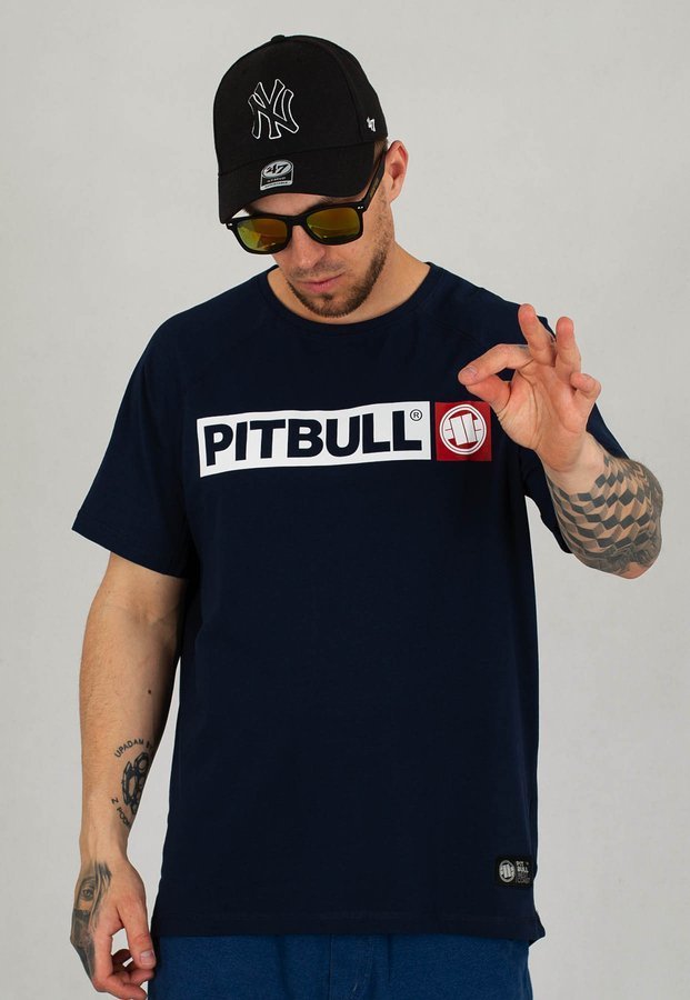T-shirt Pit Bull Spandex Hilltop granatowy