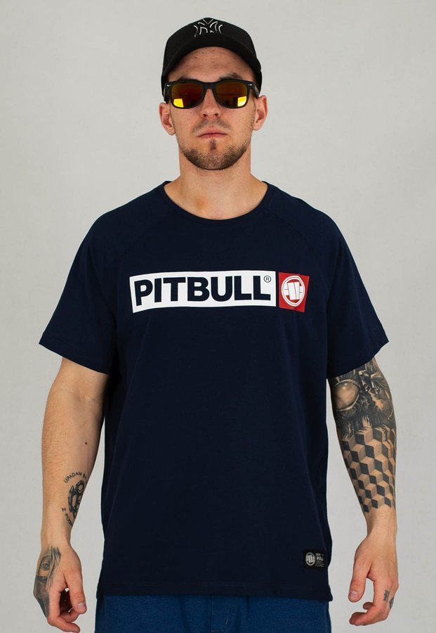 T-shirt Pit Bull Spandex Hilltop granatowy