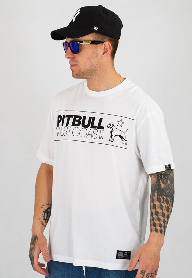 T-shirt Pit Bull TNT Dog biały