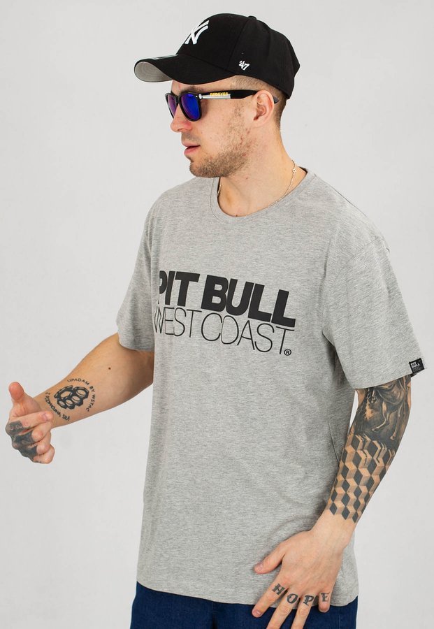 T-shirt Pit Bull TNT szary