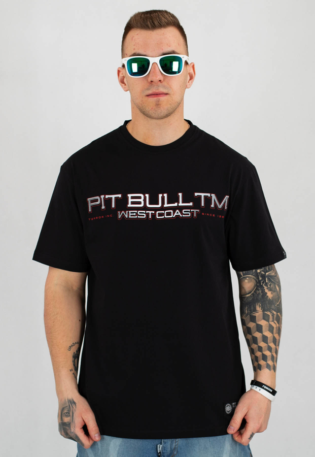 T-shirt Pit Bull Terror Brain czarny