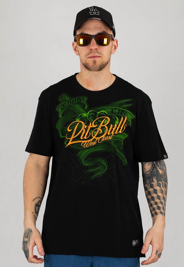 T-shirt Pit Bull Thug Life III czarny