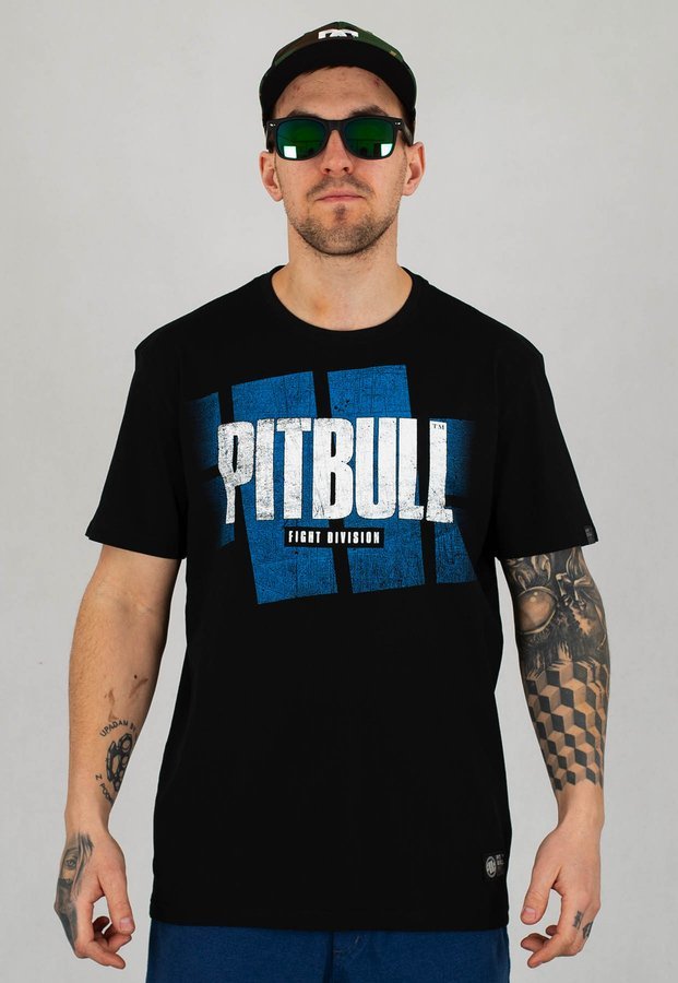 T-shirt Pit Bull Vale Tudo czarny