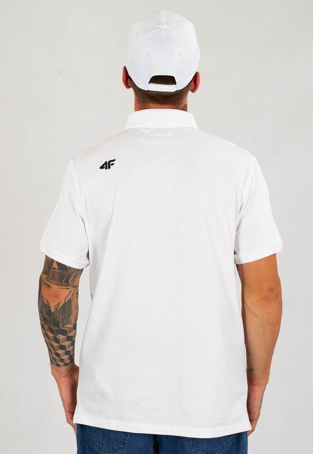 T-shirt Polo 4F TSM007 biały