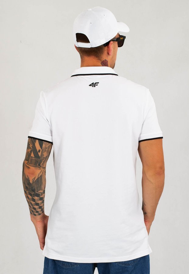 T-shirt Polo 4F TSM009 biały