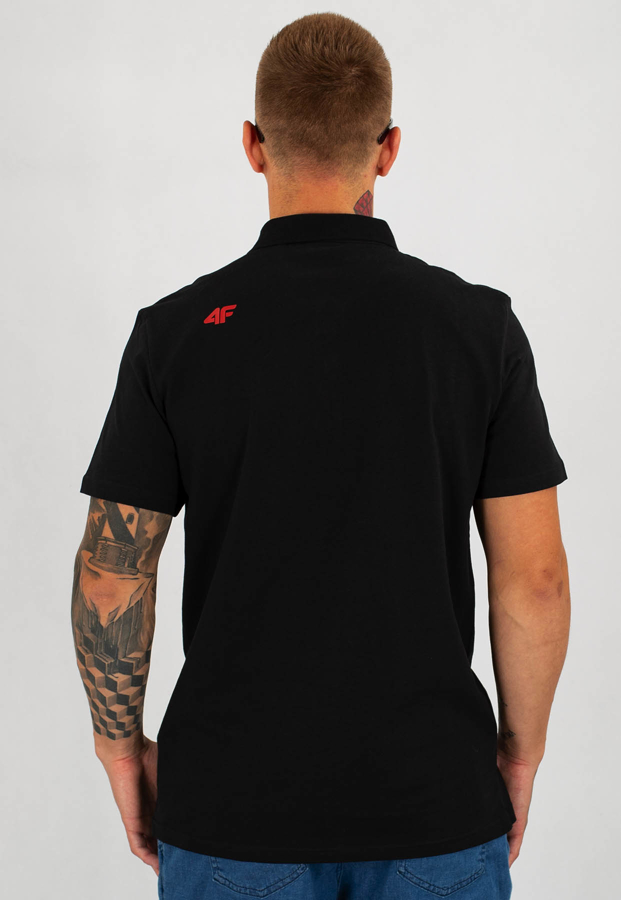 T-shirt Polo 4F TSM010 czarny