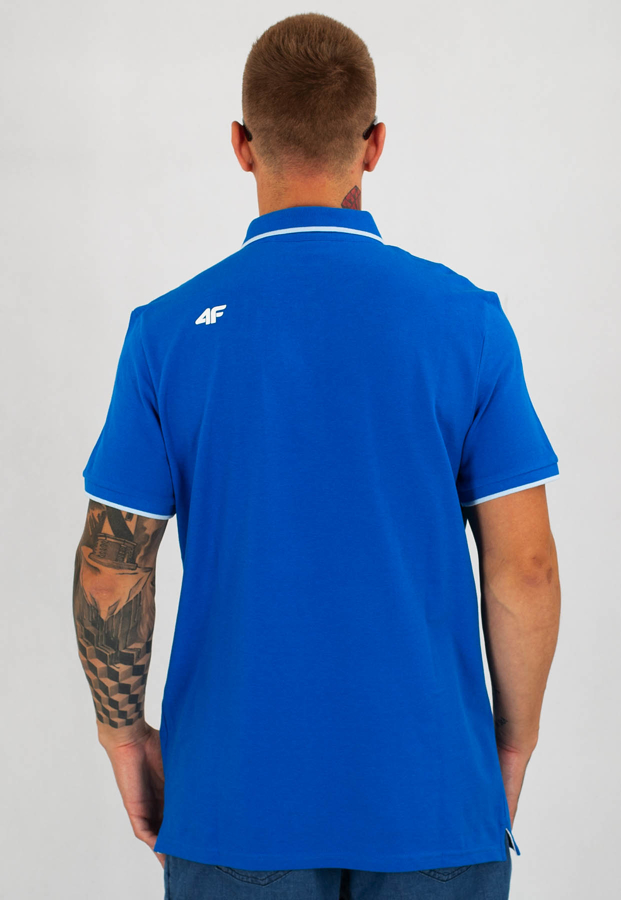 T-shirt Polo 4F TSM011 niebieski