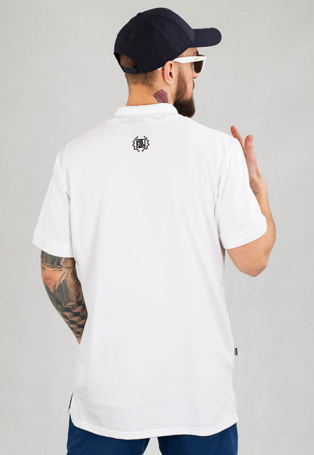 T-shirt Polo Diil Circle biały