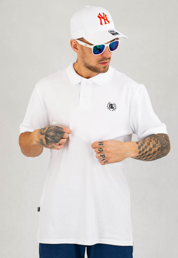 T-shirt Polo Diil Laur 2022 biały