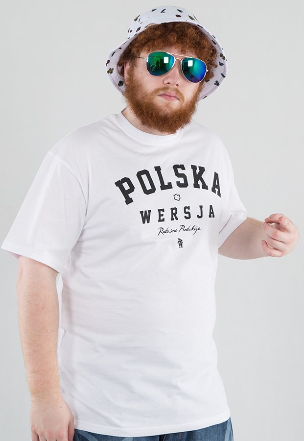 T-shirt Polska Wersja PW Rodzima Produkcja biały