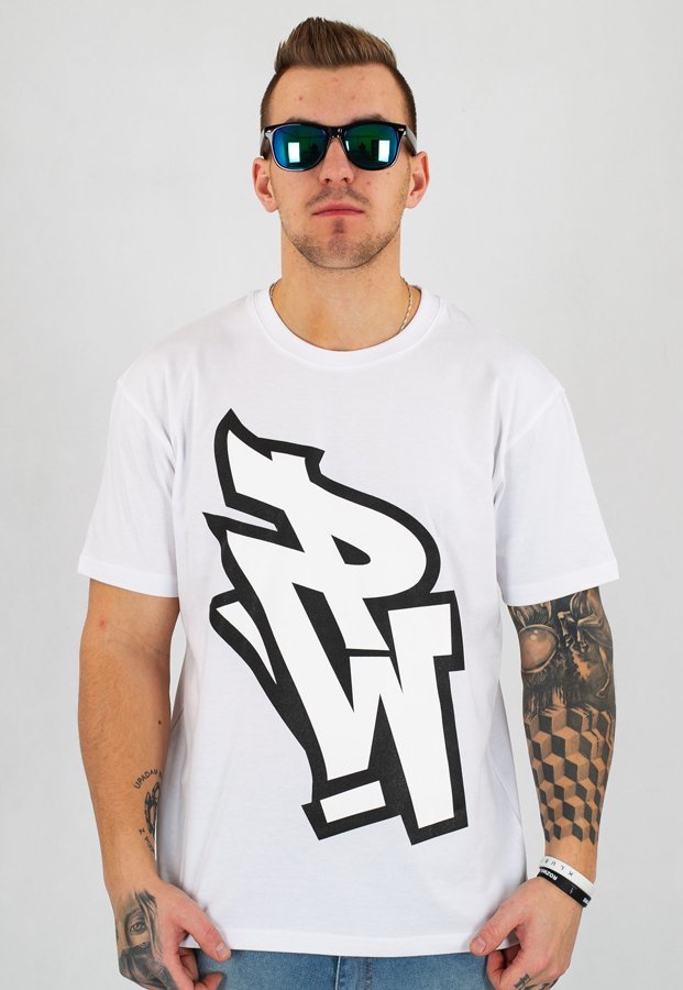 T-shirt Polska Wersja PW biały