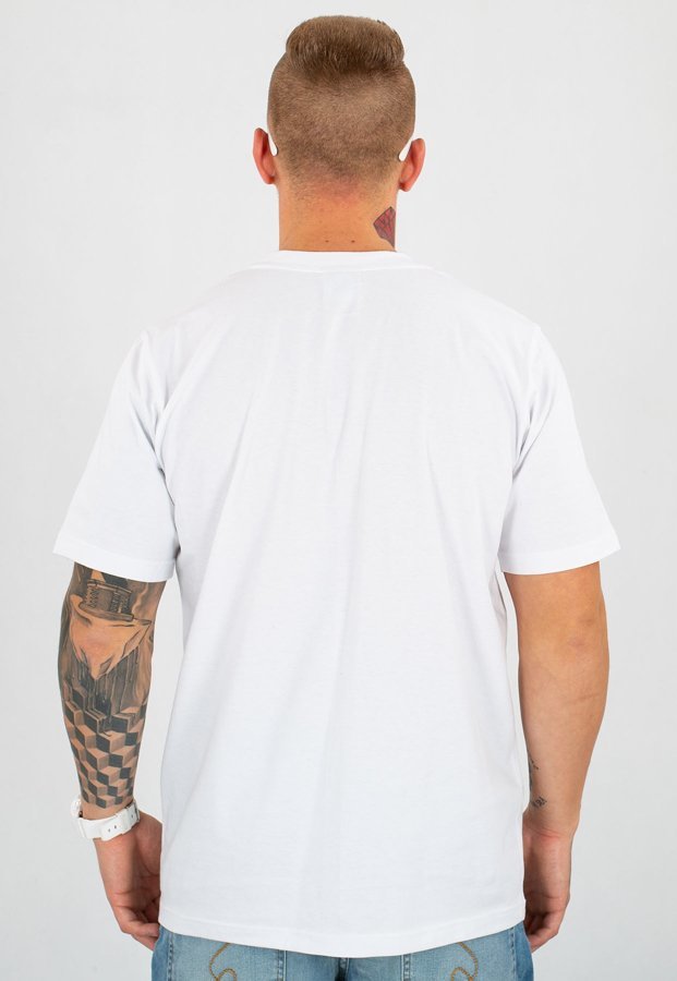 T-shirt Prima Sort Circle Camo biały
